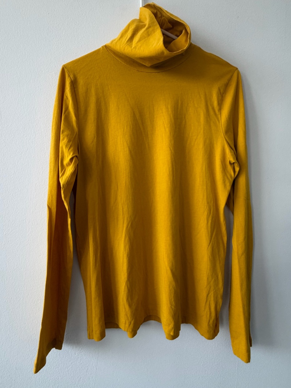 J. Crew Mustard Turtleneck Long Sleeve Top NWOT